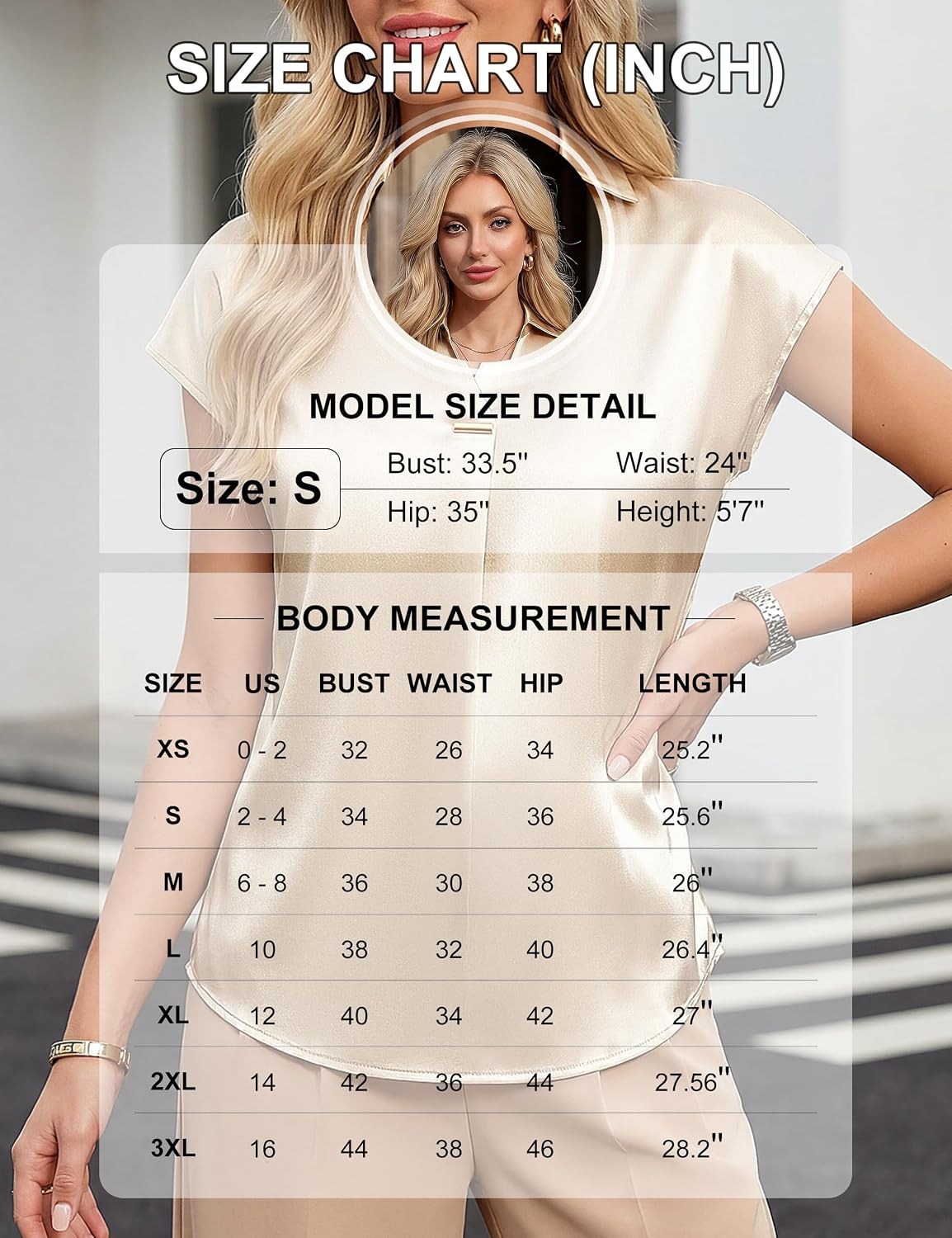image:imageBlooming Jelly Womens Satin Business Casual Tops Cap Short Sleeve BlouseBlack