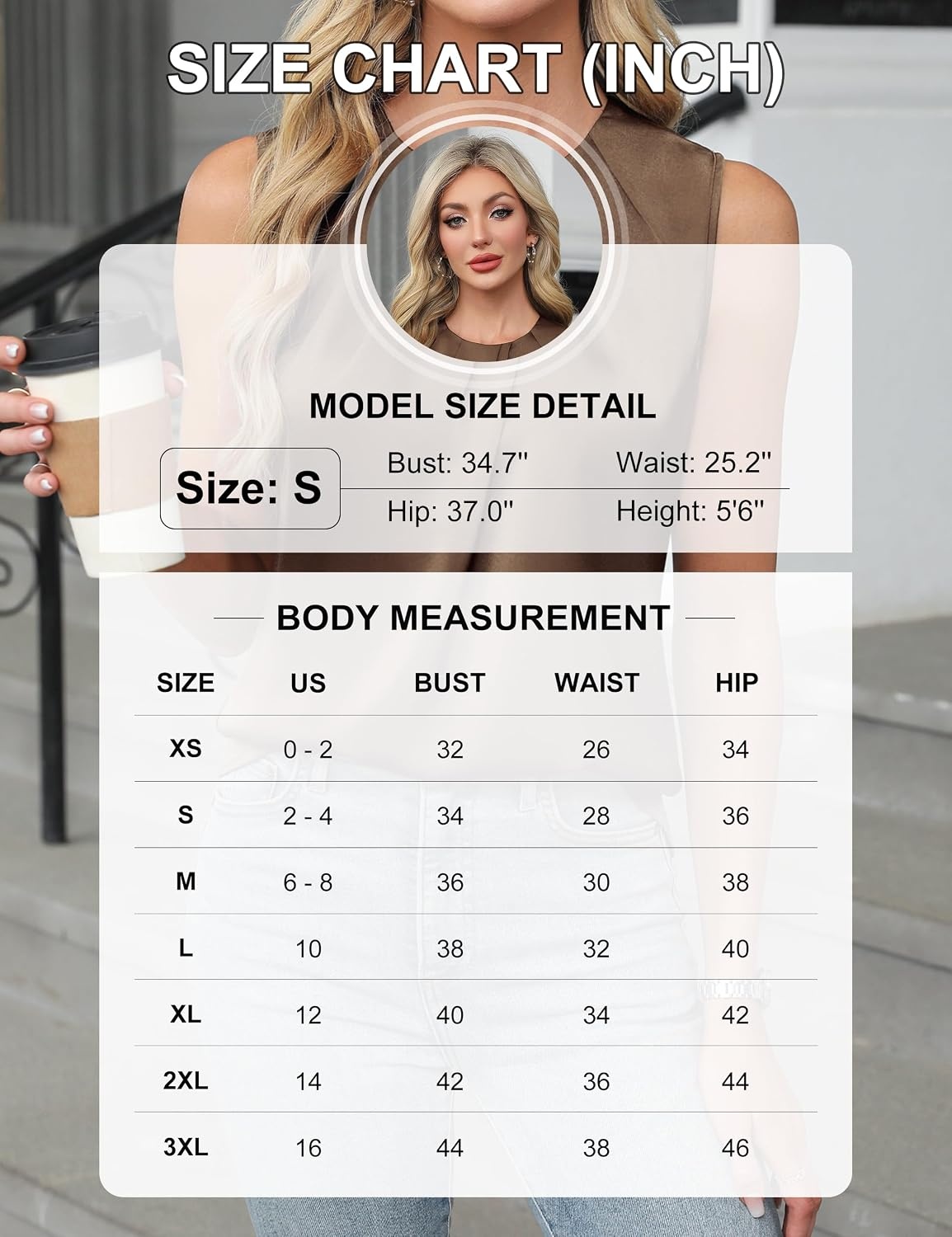 image:imageBlooming Jelly Womens Sleeveless Tank Tops Business Casual Trendy BlousesWhite