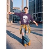 Blooming Jelly Women’s Halloween Sweatshirts Skull Shirts Fall Sweater(Purple)