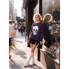 Blooming Jelly Women’s Halloween Sweatshirts Skull Shirts Fall Sweater(Purple)