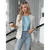 Blooming Jelly Womens Sleeveless Tank Tops Business Casual Trendy Blouses(Blue)