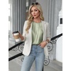 Blooming Jelly Womens Sleeveless Tank Tops Business Casual Trendy Blouses(Light Green)