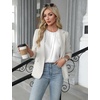 Blooming Jelly Womens Sleeveless Tank Tops Business Casual Trendy Blouses(White)