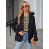 Blooming Jelly Womens Summer Tank Tops Satin Business Dressy Casual Blouse(Leopard)