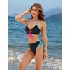 Blooming Jelly Womens Two Piece Bikini Sets Cutout Curvy Swimsuit 2026(Black 2)