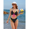 Blooming Jelly Womens Two Piece Bikini Sets Cutout Curvy Swimsuit 2026(Black 2)