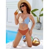 Blooming Jelly Womens Two Piece Bikini Sets Cutout Curvy Swimsuit 2026(Color Block 01)