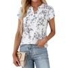 White Ink Floral