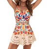 Blooming Jelly Womens Tummy Control Swimsuit Twist Front Bathing Suit(Multicolor)