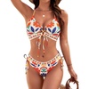 Blooming Jelly Womens Two Piece Bikini Sets Cutout Curvy Swimsuit 2026(Multicolor)